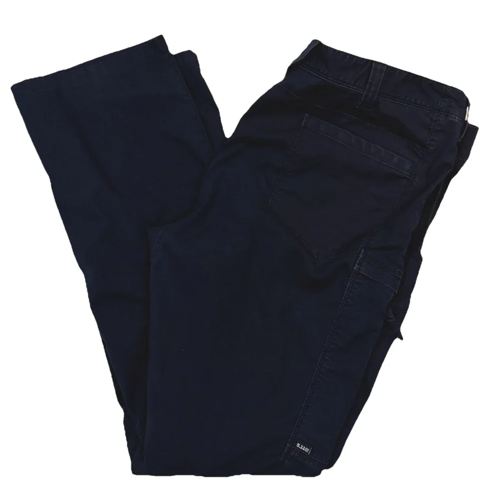 5.11 Tactical Pants Mens 44x36 Black Cargo Work Utility (Fits 42x36) 511 - Picture 3 of 13